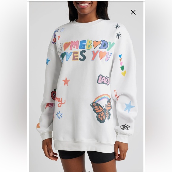 The Mayfair Group Tops - NWT THE MAYFAIR GROUP Somebody Loves You Sweatshirt